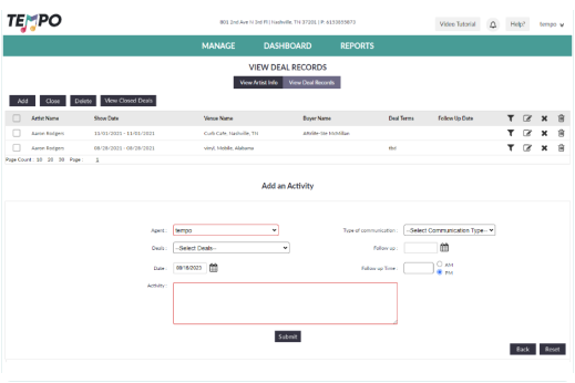  Customer Relation Management