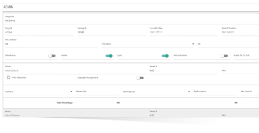   Admin Page